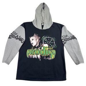 Vintage The Prodigy Hoodie Men's LARGE Made In Spain RARE 90's